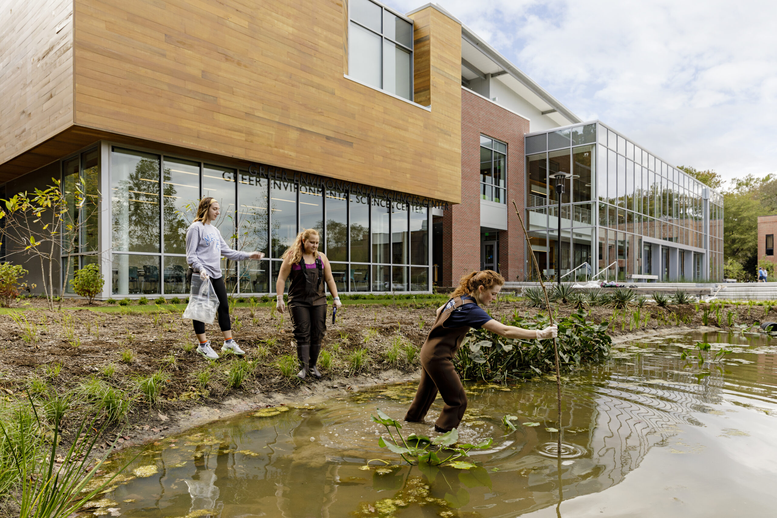 Greer Environmental Sciences Exterior Pond Specimen Collection