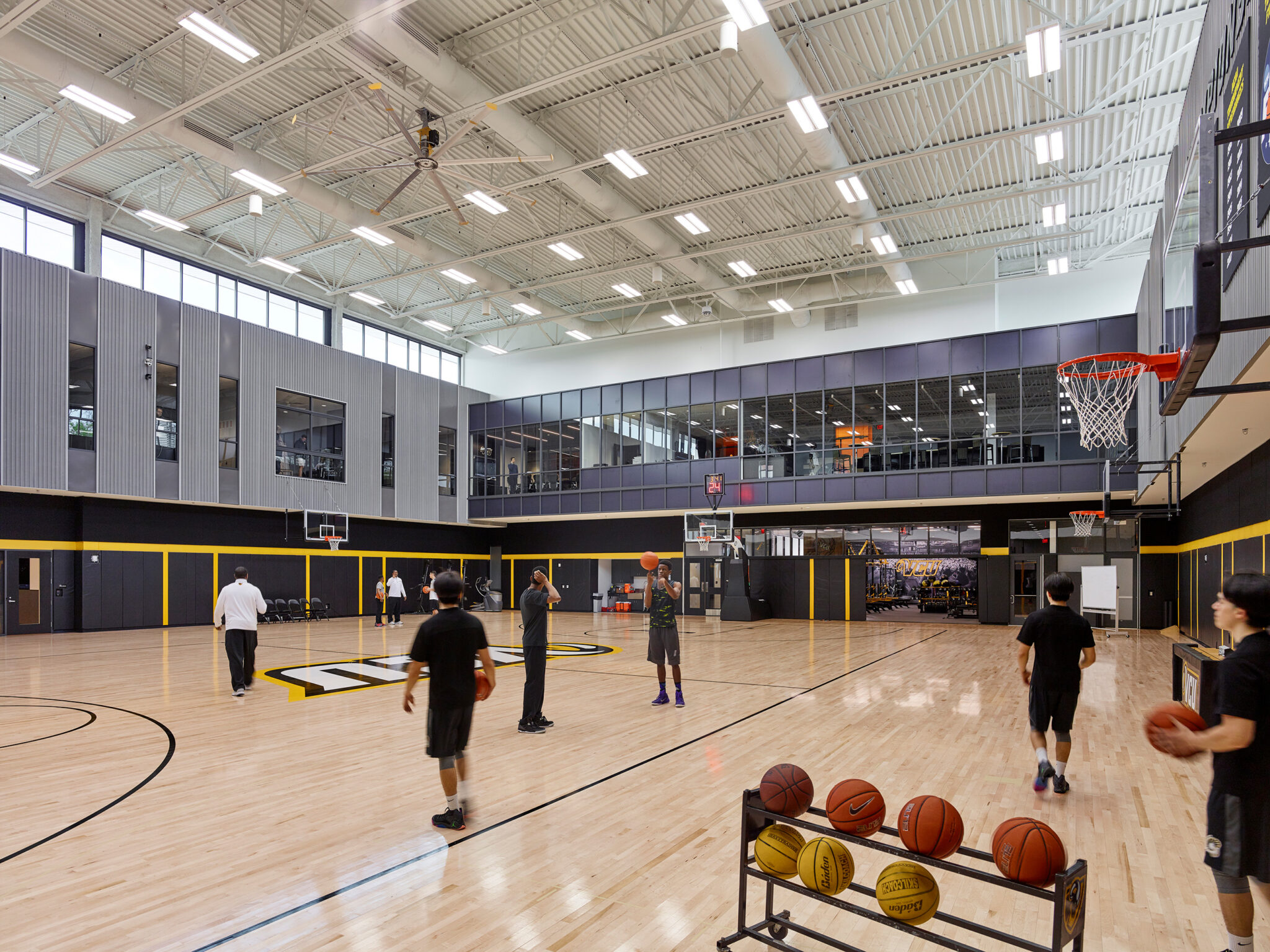 Inside The VCU Basketball Development Center VMDO Architects inside-the-vcu-basketball-development-center-vmdo-architects