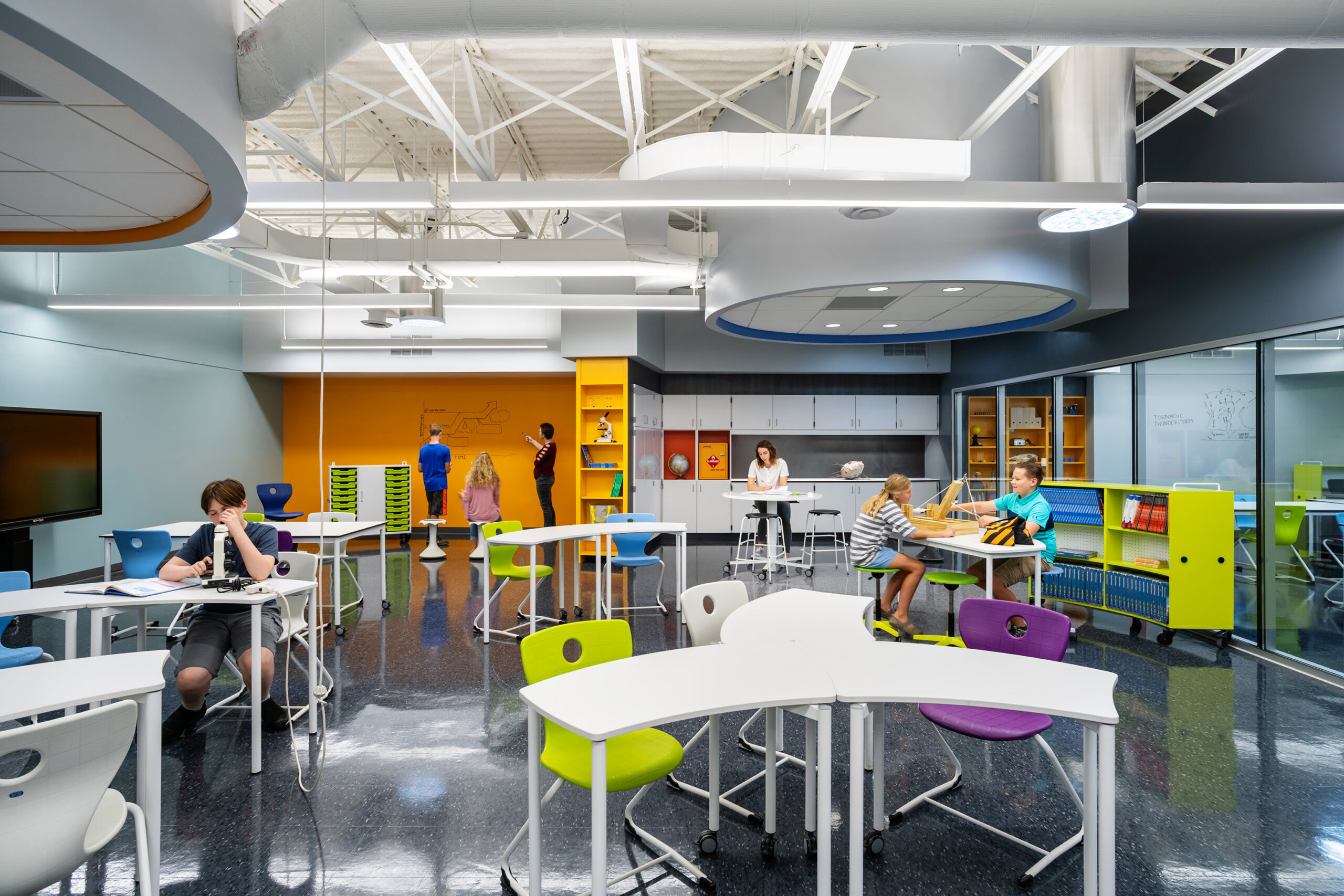 Lab Middle School Journey and Walton Middle School Learning Labs - VMDO Architects